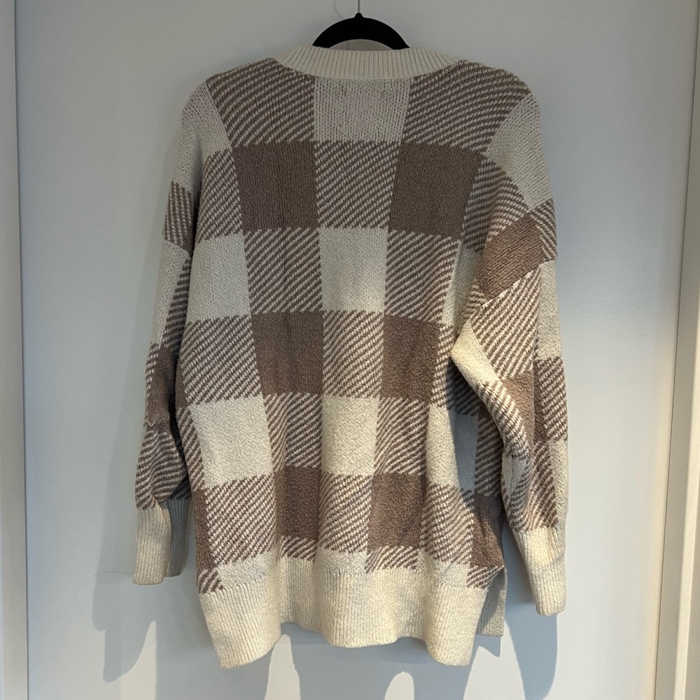 Abercrombie Super Soft Oversized Checker Print Sw… - image 6